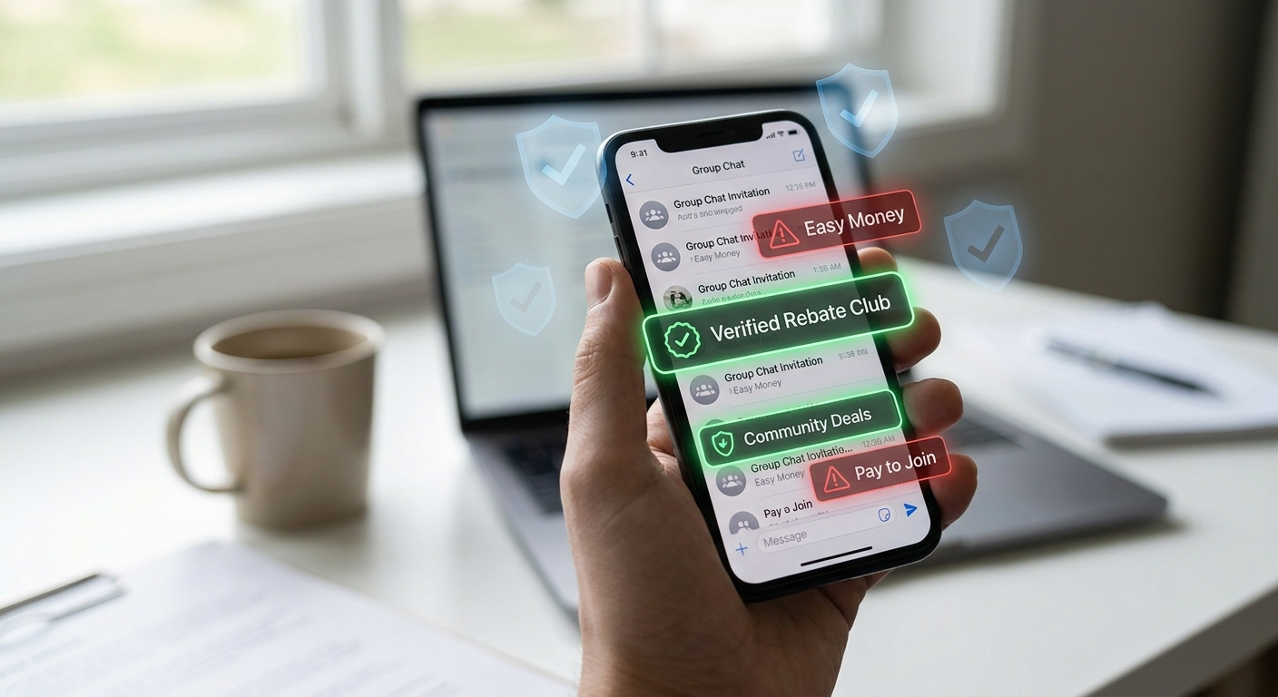 The ‘Safe Signal Test’ Shortcut: Join Real Rebate Groups Without Getting Burned By Scams