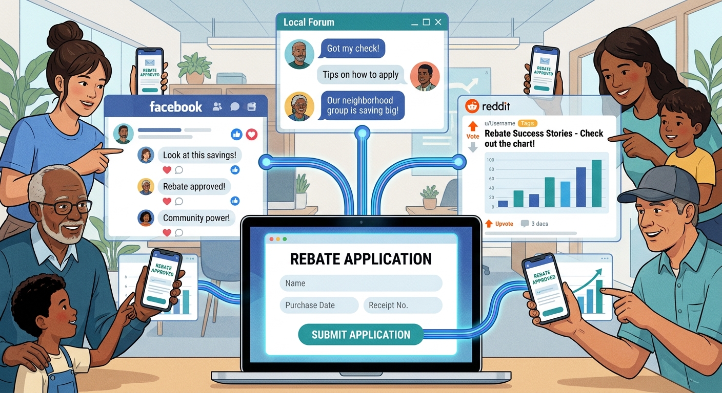 The ‘Smart Form Follower’ Shortcut: Join High-Value Rebate Communities By Tracking Who Shares The Application Links