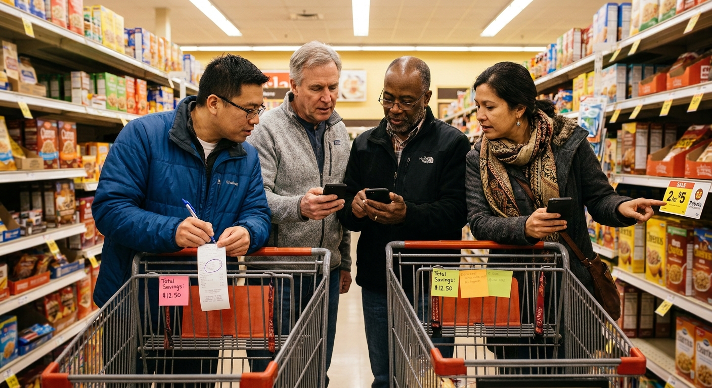 The ‘Grocery Cart Circle’ Shortcut: Turn Weekly Store Runs Into Real-Life Rebate Crews
