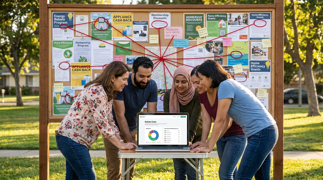 The ‘Billboard Honeycomb’ Shortcut: Turn Local Rebate Ads Into Real-Life Buying Circles