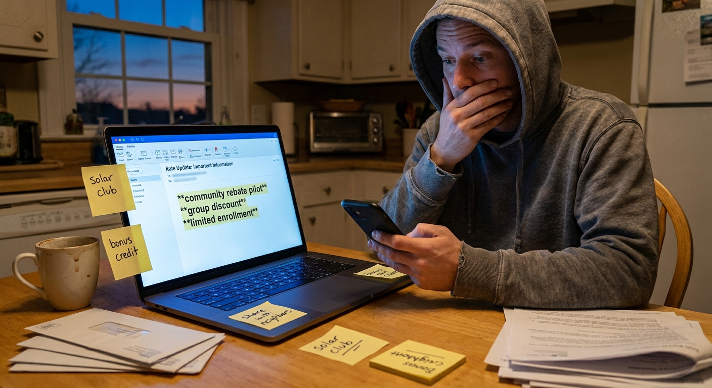 The ‘Utility Email Shortcut’: Turn Boring Rate Hike Notices Into Real Rebate Clubs You Can Join